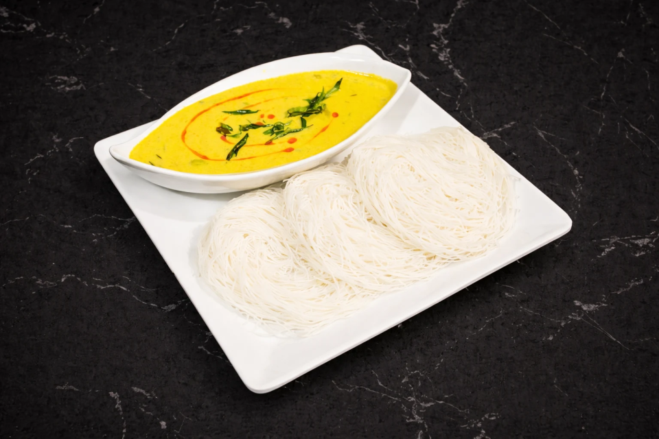 Idiyappam With Mushroom Paya 1
