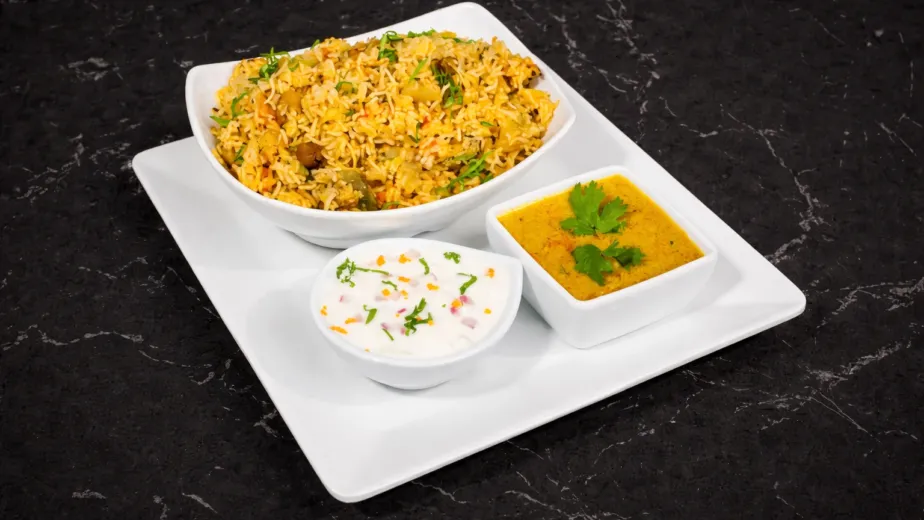 Veg dum biryani
