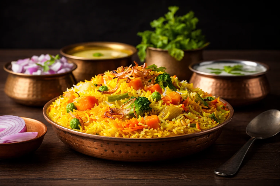 Vegetable Dum Biryani