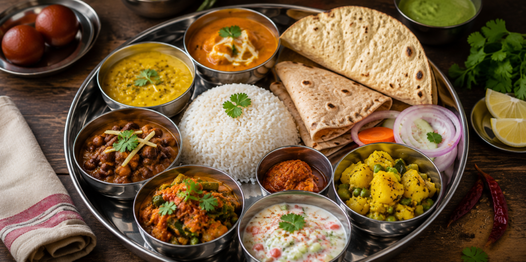 Indian Vegetarian Thali