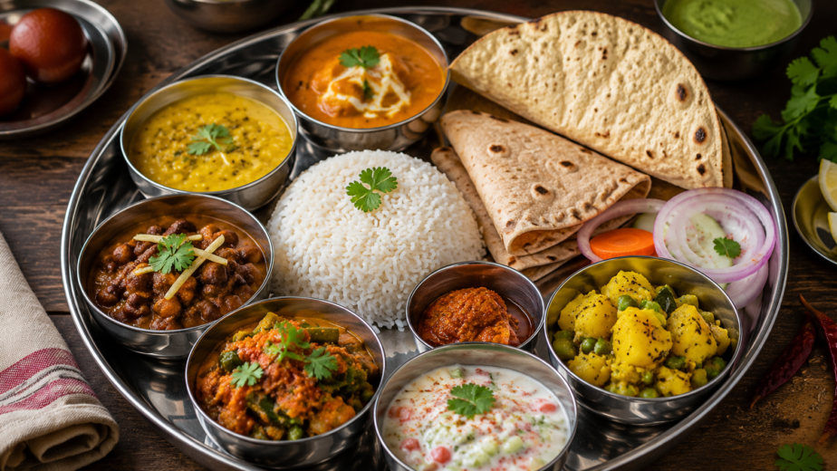 Indian Vegetarian Thali