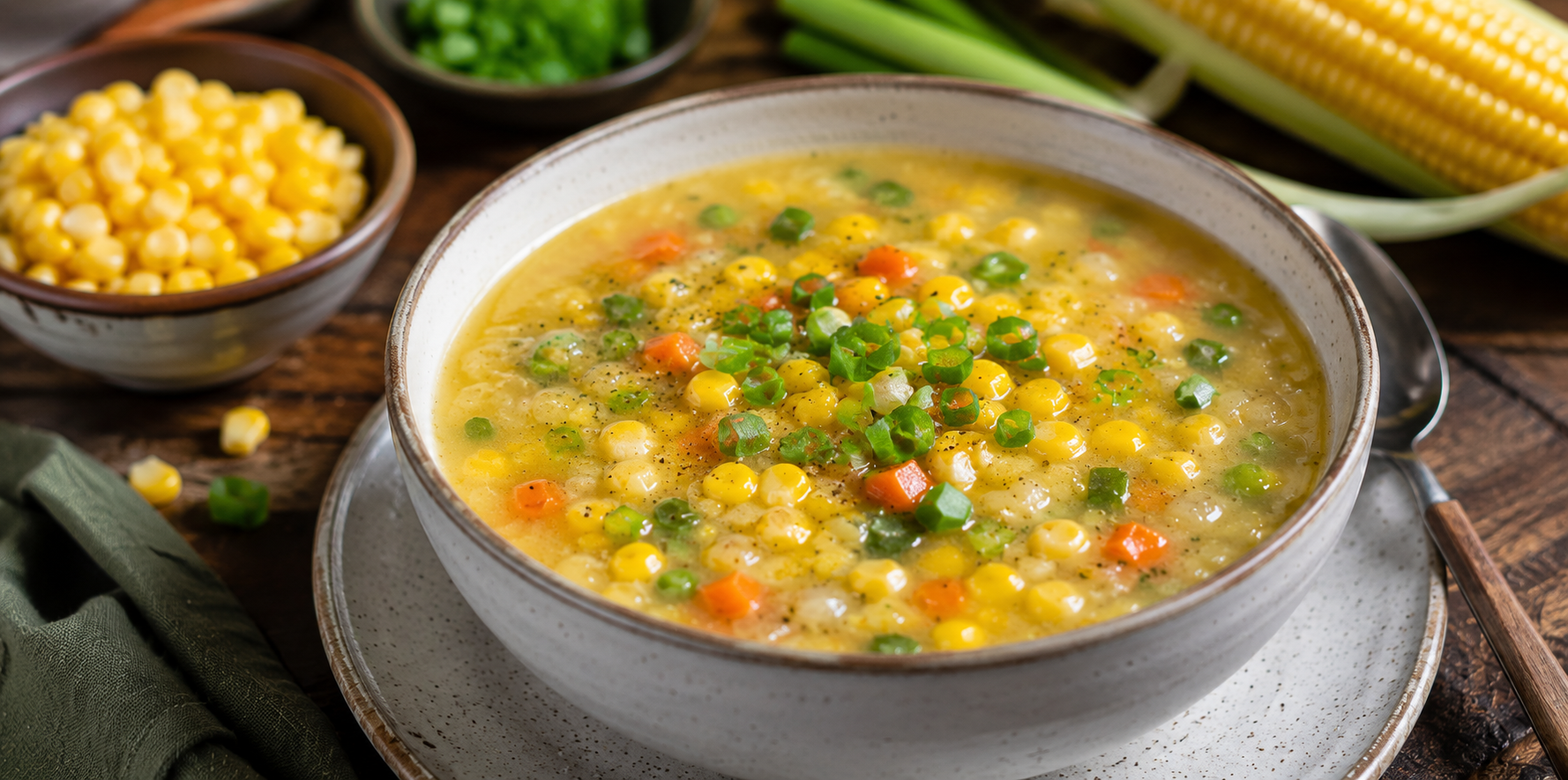 Sweet Corn Veg Soup